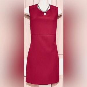Forever 21 Sleeveless Red Sheath Dress - Elegant Women's Dress